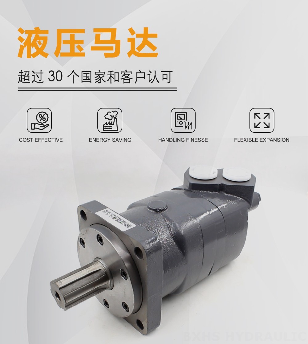 BM6_摆线液压马达 195 cc/r 150 Lpm 液压马达